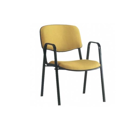 Cadeira Empilhável Estofada com Braços, em SP