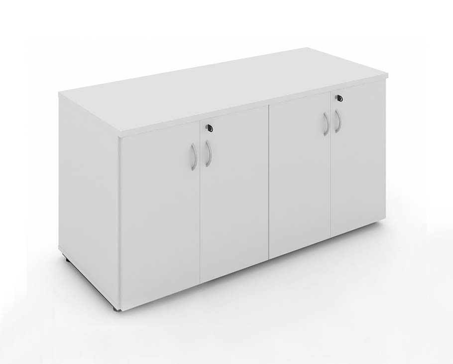Armário baixo de 4 portas branco, em sp