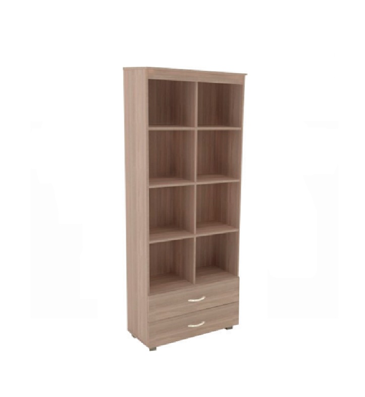 Estante com nichos quadrados; em SP