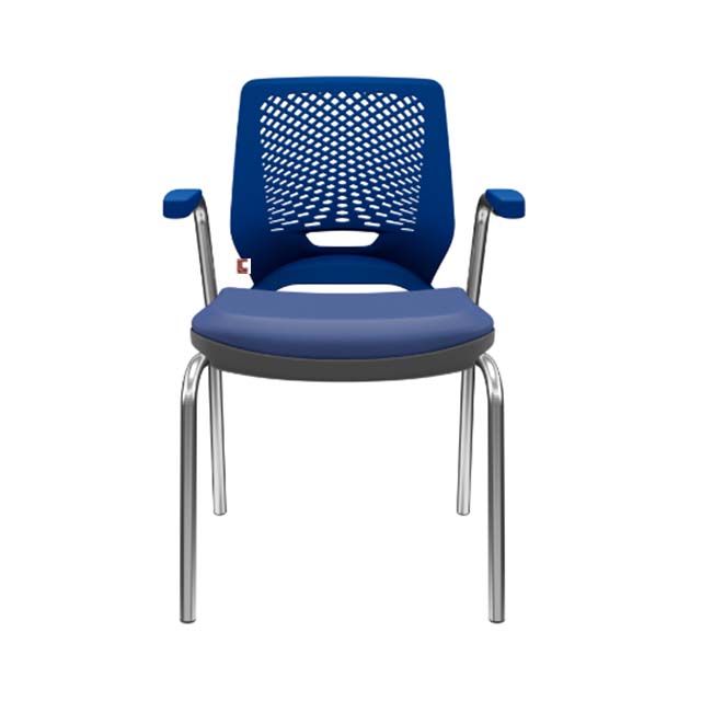 Cadeira Fixa Azul Escritório
