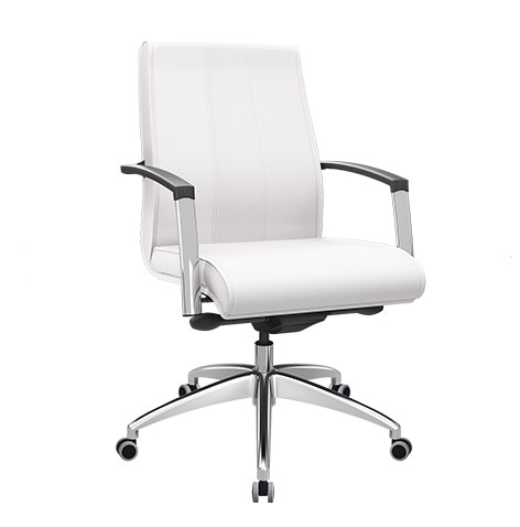 Cadeira Diretor Branca, Cadeira para escritório branca, cadeira para consultório branca
