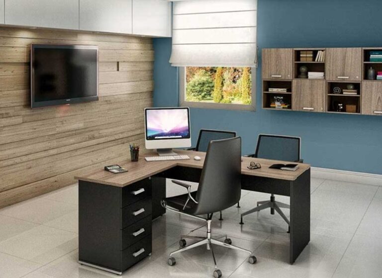 Mesa para Home Office em L; SP