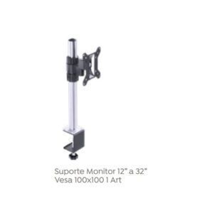 Suporte para monitor com ajuste de altura; em SP