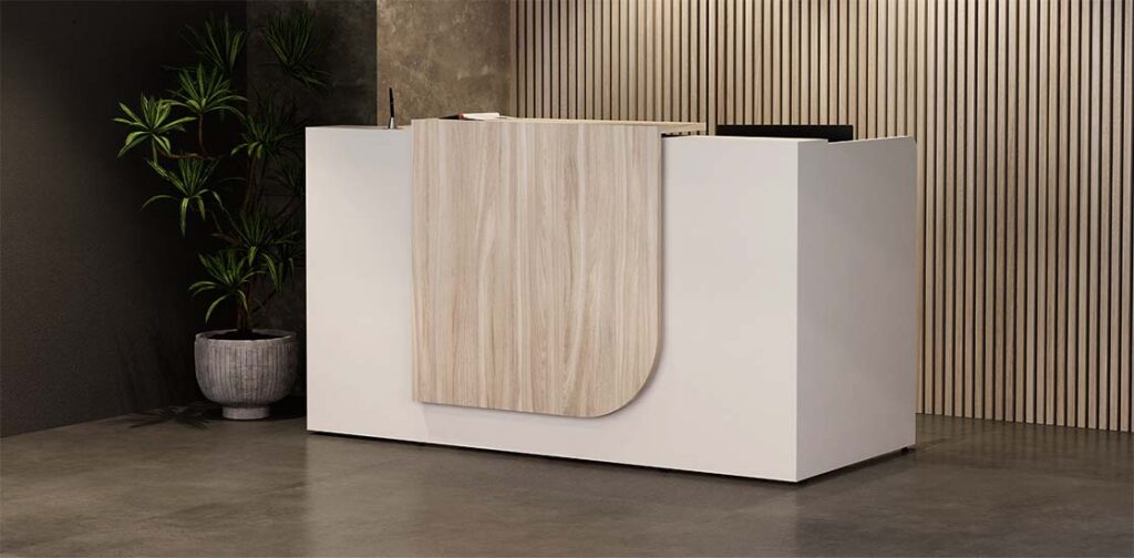 Balcão de Atendimento com Opção Led; custo-benefício