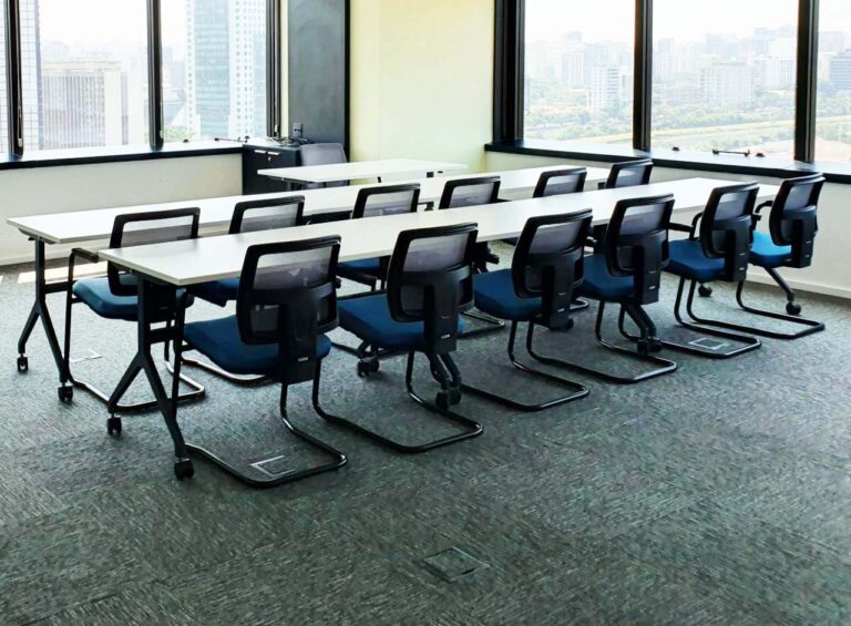 Mesas basculantes para Sala de Treinamento, móveis escritório