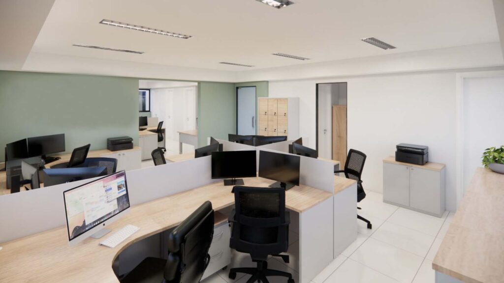 Estações de Trabalho para Escritório de Assessoria em Comércio Exterior, em São Paulo